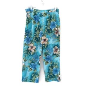 Vintage High waisted Floral Hawaiian Print Pants